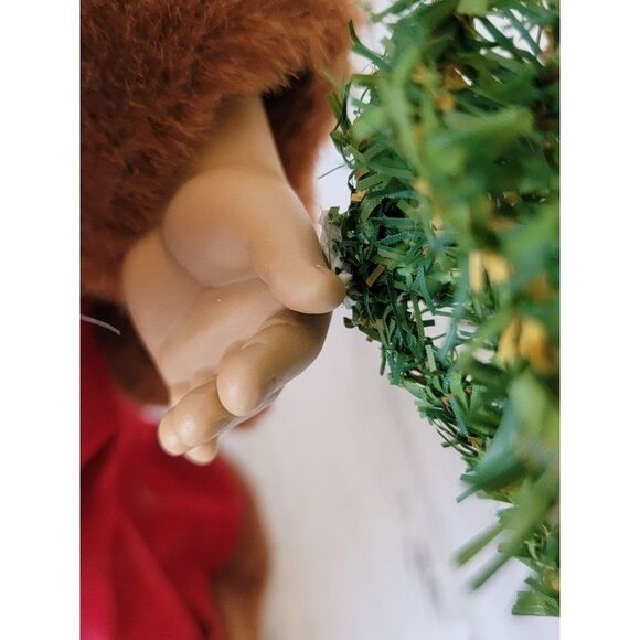 Telco St Nicholas Santa red robe tree candle animated motionette Xmas - Picture 7 of 13